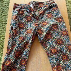 Lucy and Yak floral pants (denim like?)
